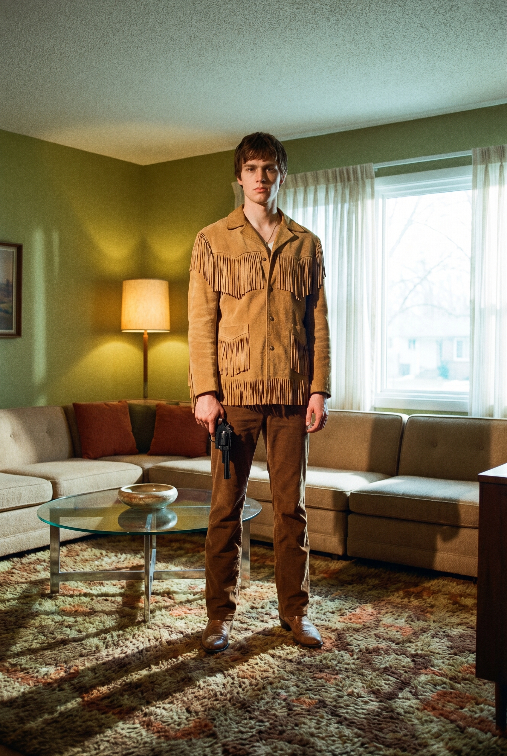 Fringe Jacket, Living Room