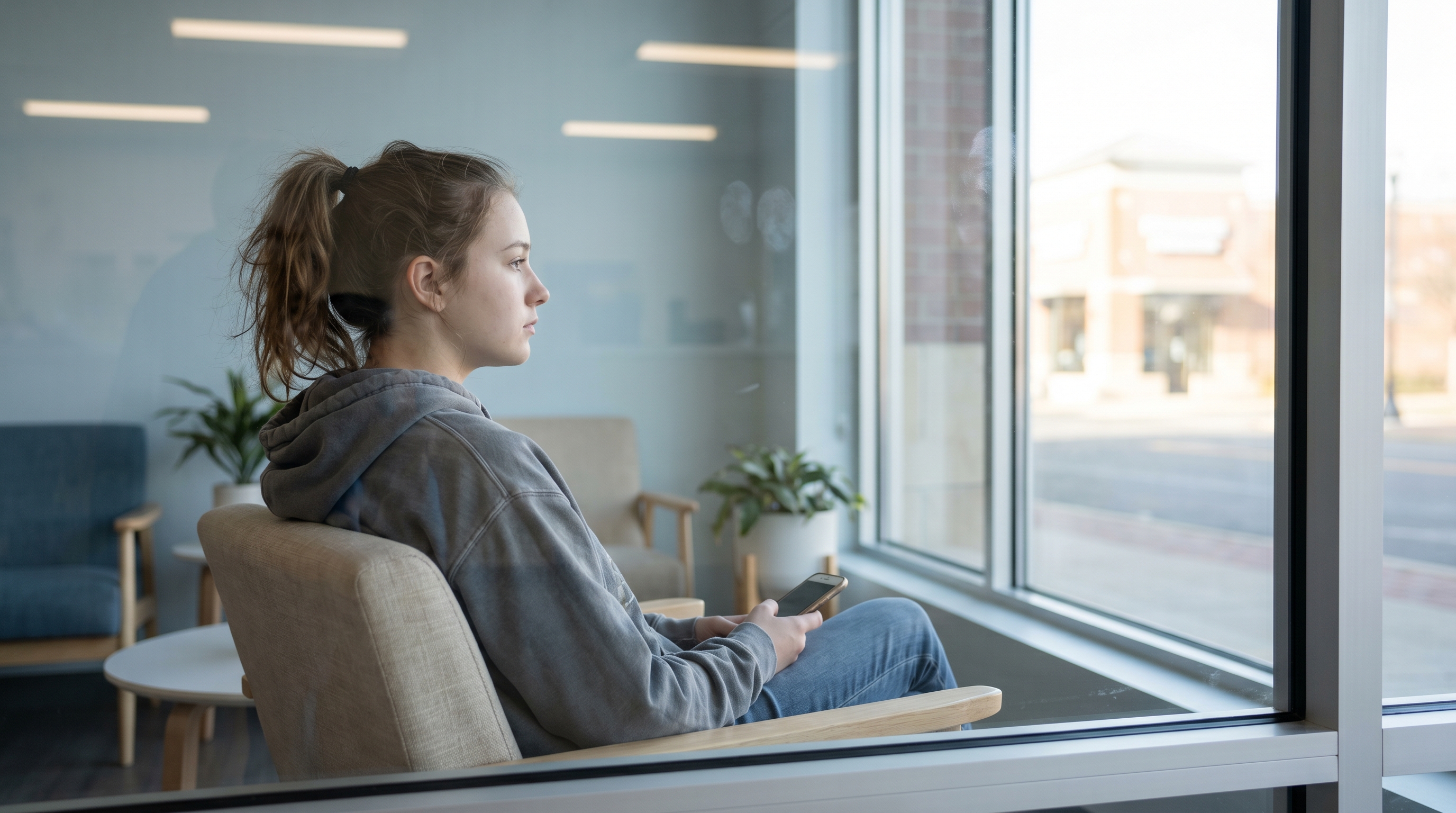 Waiting by the window